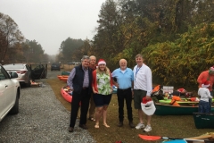 With Howard Bridgman, Town Councilman Bob Jackson, David Kennard with Summerville Journal Scene