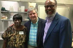 L-R: Rebecca Campbell, George McDaniel, Bernard Powers