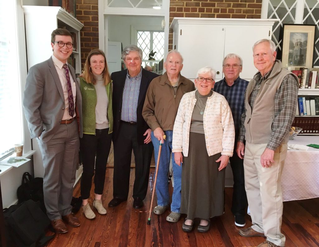 Friends and neighbors gather at Timrod--it was great to be with allies and mentors in conservation, and with many younger advocates, too.